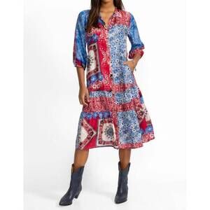 NEW JOHNNY WAS cornelia dress in mayborn scarf